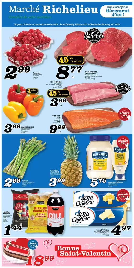 Marché Richelieu catalogue in Prince Rupert | Bonne Saint-Valentin | 2026-02-12T00:00:00.000Z - 2026-02-18T00:00:00.000Z