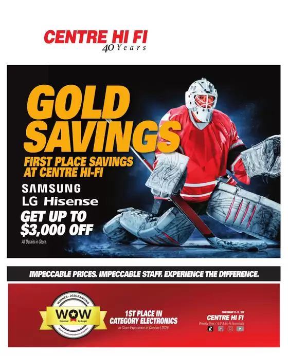 Centre Hi-Fi catalogue | Weekly Flyer | 2026-02-13T00:00:00.000Z - 2026-02-19T00:00:00.000Z