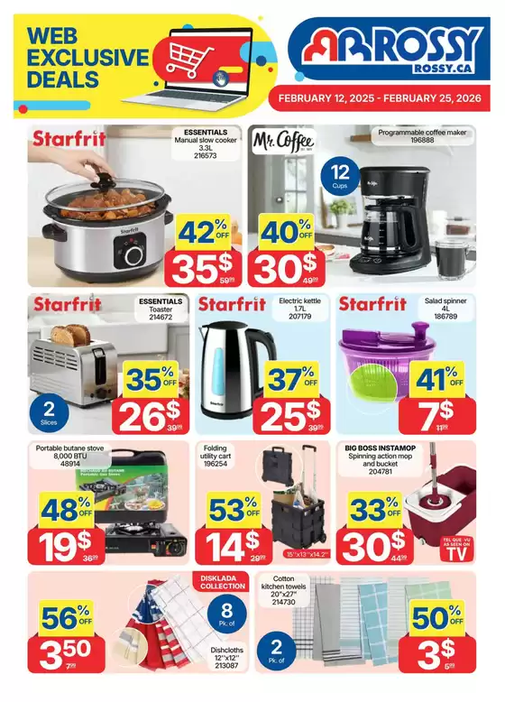 Rossy catalogue in Toronto | Our best deals for you | 2026-02-12T00:00:00.000Z - 2026-02-25T00:00:00.000Z