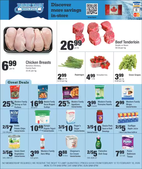 Bulkley Valley Wholesale catalogue in Moncton | Discover more savings in-store | 2026-02-16T00:00:00.000Z - 2026-02-18T00:00:00.000Z