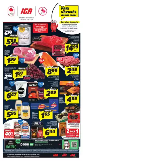 IGA catalogue in Bauline | Quebec | 2026-02-19T00:00:00.000Z - 2026-02-25T00:00:00.000Z