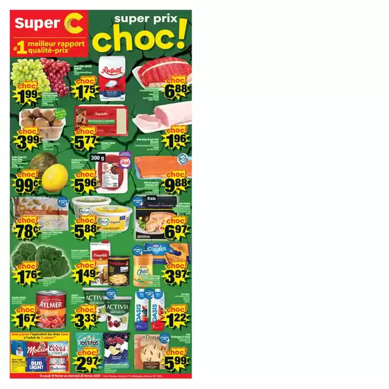 Super C catalogue in Bauline | Current special promotions | 2026-02-19T00:00:00.000Z - 2026-02-25T00:00:00.000Z