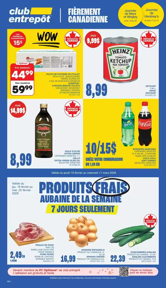 Wholesale Club catalogue in Charlo | Current special promotions | 2026-02-19T00:00:00.000Z - 2026-03-11T00:00:00.000Z