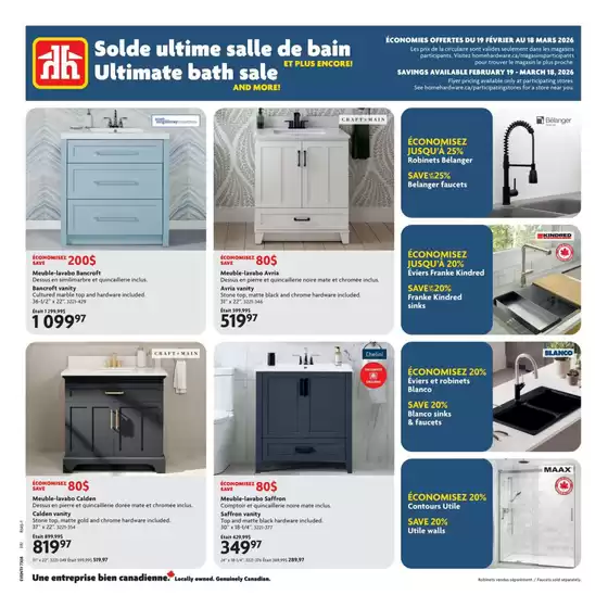 Home Hardware catalogue in Slave Lake | Wide range of offers | 2026-02-19T00:00:00.000Z - 2026-03-18T00:00:00.000Z