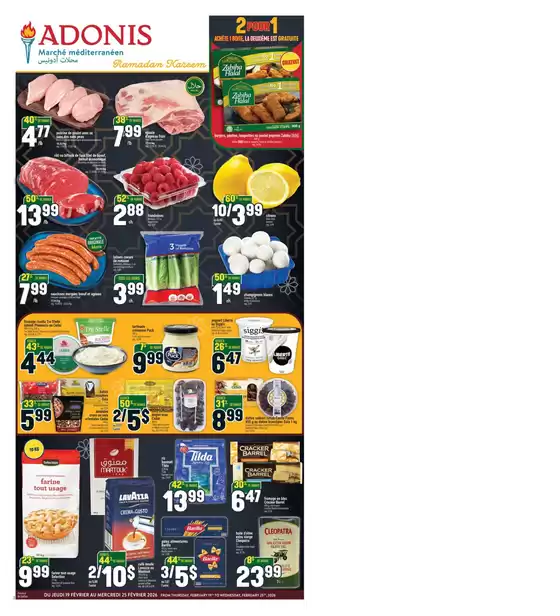 Marché Adonis catalogue in Lethbridge | Discounts and promotions | 2026-02-19T00:00:00.000Z - 2026-02-25T00:00:00.000Z