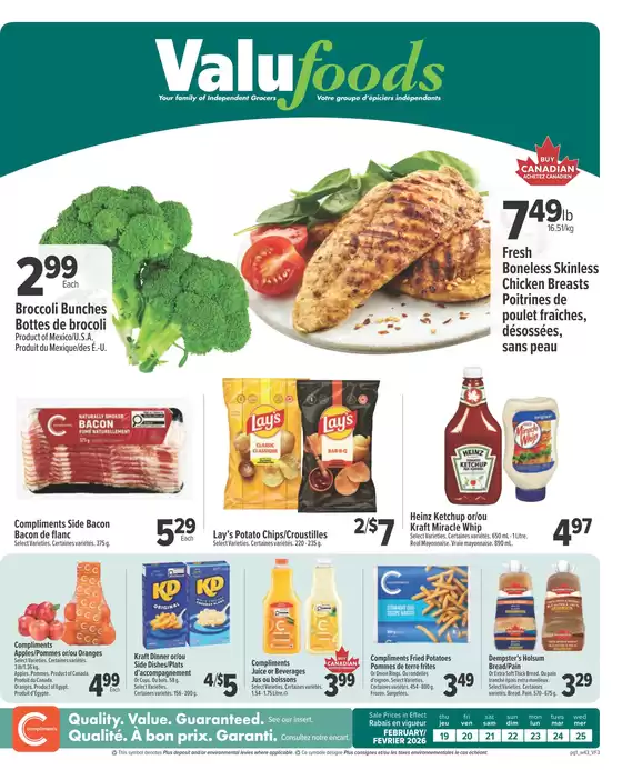 ValuFoods catalogue in Whitecourt | Weekly flyer  | 2026-02-19T00:00:00.000Z - 2026-02-25T00:00:00.000Z