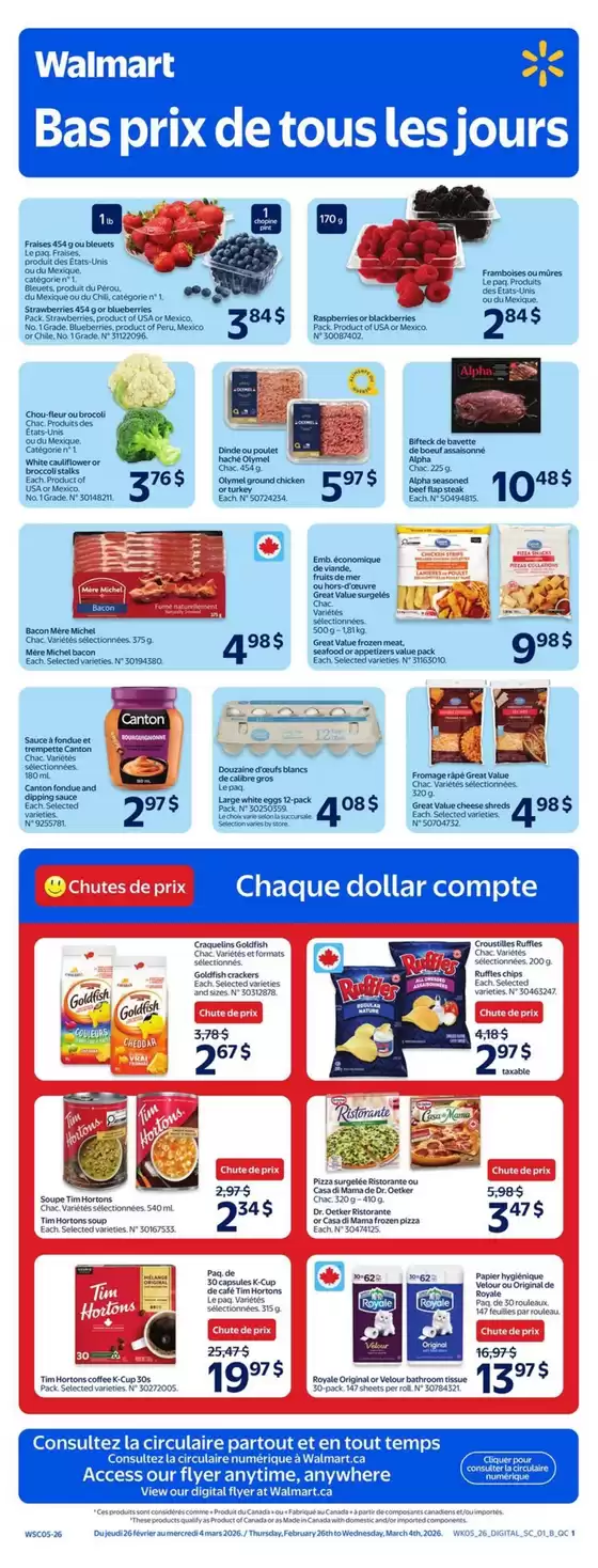 Walmart catalogue in Eastend | Exclusive deals for our customers | 2026-02-26T00:00:00.000Z - 2026-03-04T00:00:00.000Z
