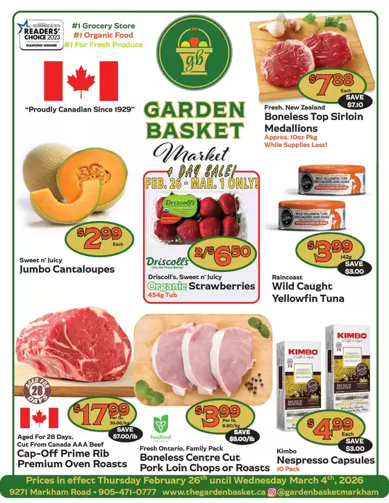 The Garden Basket catalogue in Green Valley | Weekly flyer  | 2026-02-26T00:00:00.000Z - 2026-03-04T00:00:00.000Z