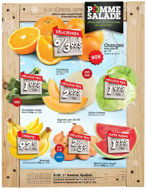 Pomme Salade catalogue in Green Valley | La circulaire  | 2026-02-26T00:00:00.000Z - 2026-03-04T00:00:00.000Z