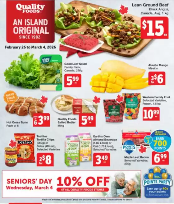 Quality Foods catalogue in Guelph | Weekly flyer  | 2026-02-26T00:00:00.000Z - 2026-03-04T00:00:00.000Z