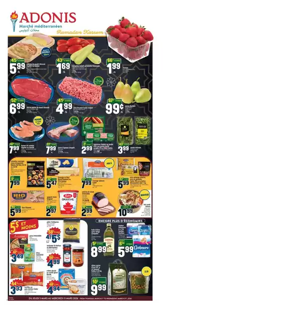 Marché Adonis catalogue in Gatineau | Top deals and discounts | 2026-03-05T00:00:00.000Z - 2026-03-11T00:00:00.000Z