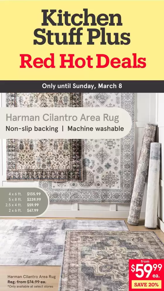 Kitchen Stuff Plus catalogue in Deux-Montagnes | Kitchen Stuff Plus weeky flyer | 2026-03-02T00:00:00.000Z - 2026-03-08T00:00:00.000Z