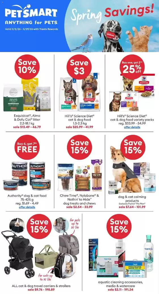 Petsmart catalogue in Winnipeg | Petsmart weekly flyer | 2026-03-02T00:00:00.000Z - 2026-03-29T00:00:00.000Z
