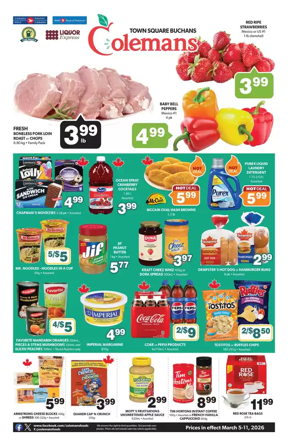 Coleman's catalogue in Winnipeg | Great offer for all customers | 2026-03-05T00:00:00.000Z - 2026-03-11T00:00:00.000Z