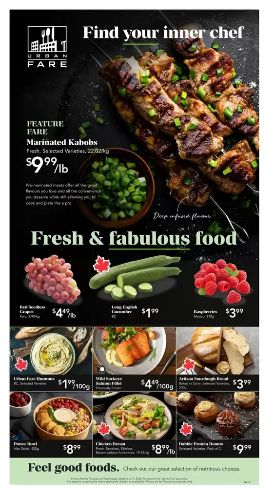 Urban Fare catalogue in Saint-Lambert | Top offers for all bargain hunters | 2026-03-05T00:00:00.000Z - 2026-03-11T00:00:00.000Z