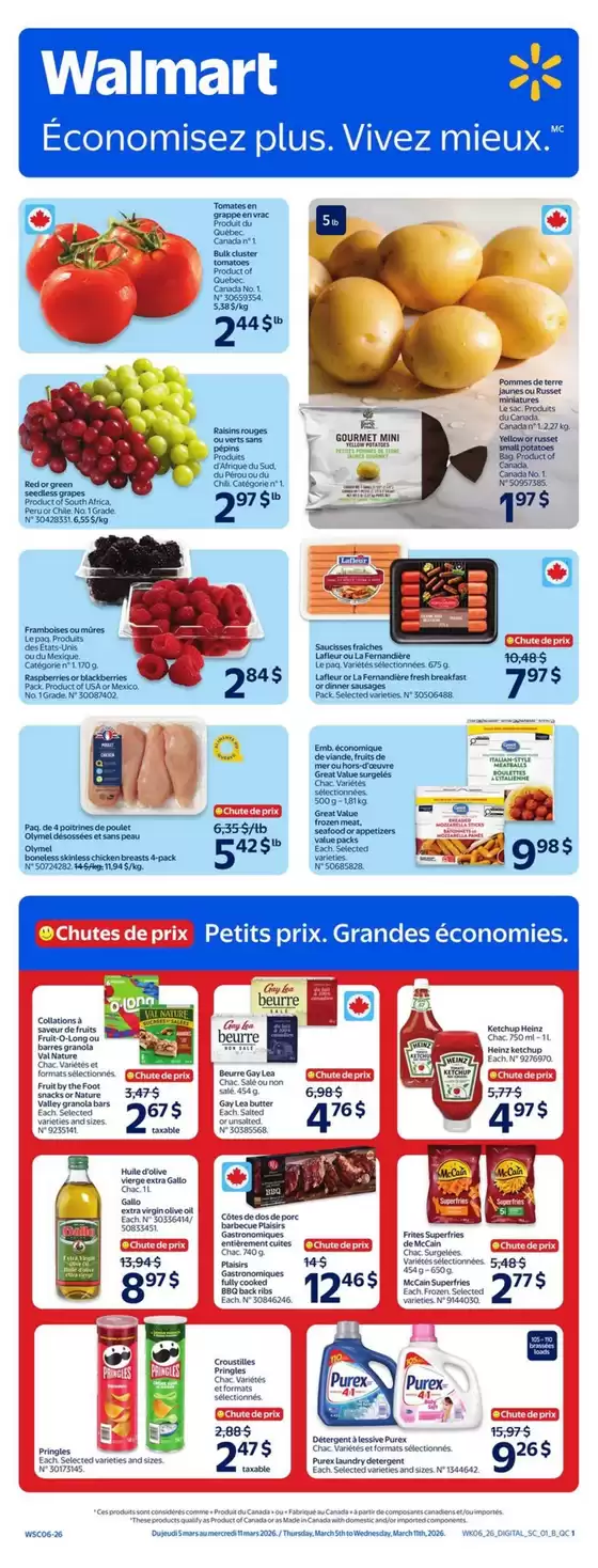 Walmart catalogue in Scarborough | Current bargains and offers | 2026-03-05T00:00:00.000Z - 2026-03-11T00:00:00.000Z