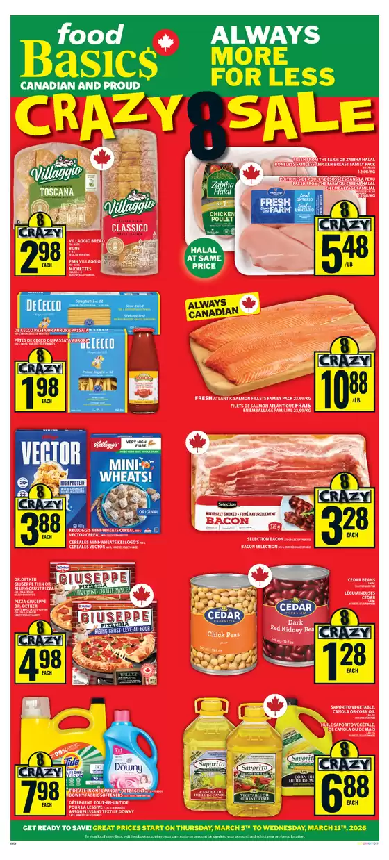 Food Basics catalogue in Saint-Lambert | Offers for bargain hunters | 2026-03-05T00:00:00.000Z - 2026-03-11T00:00:00.000Z