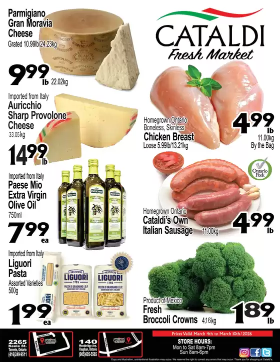 Cataldi catalogue in Scarborough | Wide range of offers | 2026-03-04T00:00:00.000Z - 2026-03-10T00:00:00.000Z