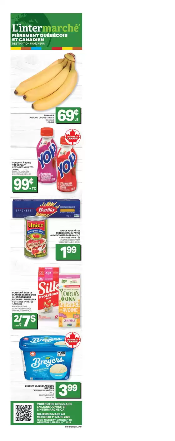 L'Intermarché catalogue in Saint-Lambert | Top deals for all customers | 2026-03-05T00:00:00.000Z - 2026-03-11T00:00:00.000Z