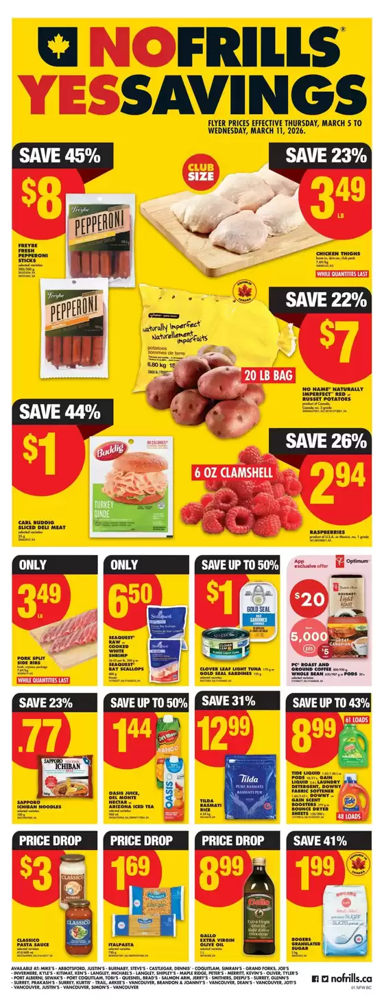No Frills catalogue in Botwood | Wide range of offers | 2026-03-05T00:00:00.000Z - 2026-03-11T00:00:00.000Z