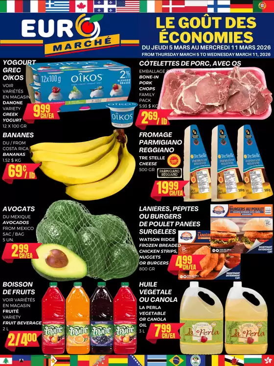 Euromarché catalogue in Botwood | Le gout des economies | 2026-03-05T00:00:00.000Z - 2026-03-11T00:00:00.000Z