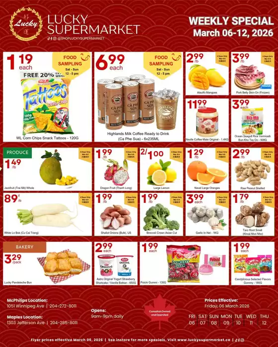 Lucky Supermarket catalogue in Vernon | Shop the lucky way  | 2026-03-06T00:00:00.000Z - 2026-03-12T00:00:00.000Z