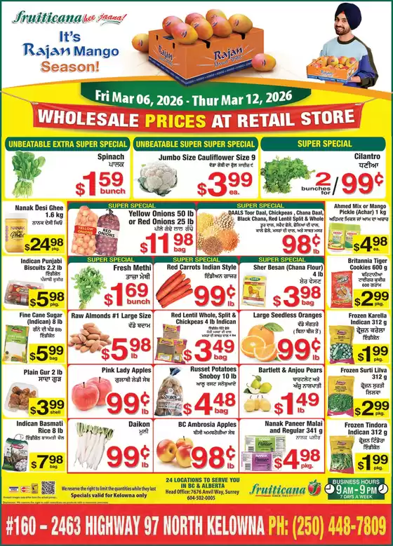 Fruiticana catalogue in Vernon | Fruiticana weekly specials | 2026-03-06T00:00:00.000Z - 2026-03-12T00:00:00.000Z