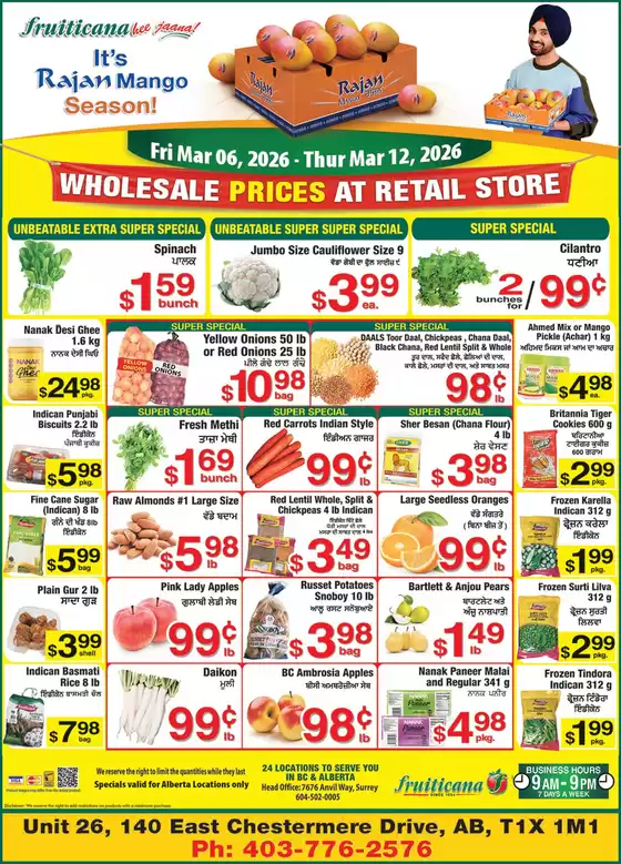 Fruiticana catalogue in Vernon | Super special  | 2026-03-06T00:00:00.000Z - 2026-03-12T00:00:00.000Z