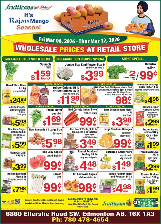 Fruiticana catalogue in Vernon | Extra Super special  | 2026-03-06T00:00:00.000Z - 2026-03-12T00:00:00.000Z