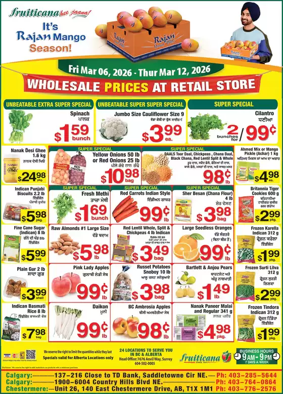 Fruiticana catalogue in Cape Breton | Unbeatable extra super special | 2026-03-06T00:00:00.000Z - 2026-03-12T00:00:00.000Z