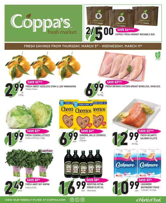 Coppa's catalogue in Cape Breton | Weekly flyer  | 2026-03-06T00:00:00.000Z - 2026-03-11T00:00:00.000Z