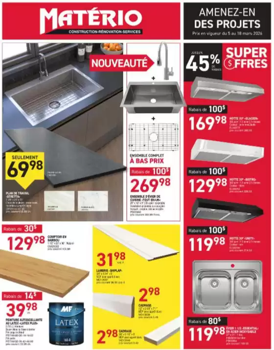 Matério catalogue in Cape Breton | Circulaire 5 mars-18 mars | 2026-03-06T00:00:00.000Z - 2026-03-18T00:00:00.000Z