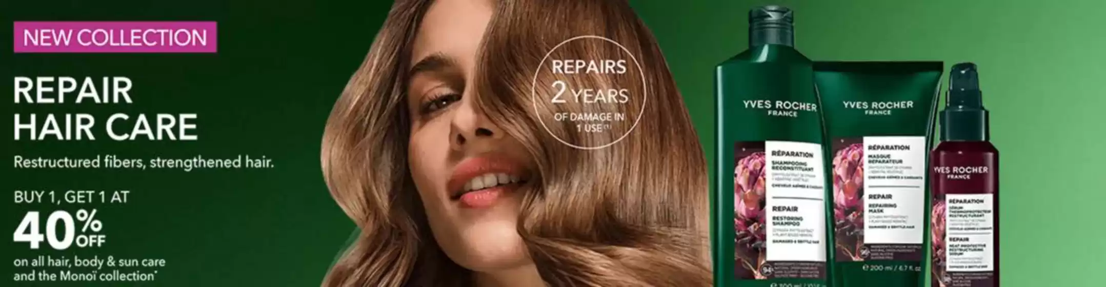 Yves Rocher catalogue in Ottawa | Buy one get one 40% off  | 2026-03-09T00:00:00.000Z - 2026-03-23T00:00:00.000Z