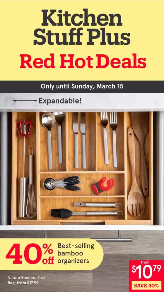Kitchen Stuff Plus catalogue in Regina | Kitchen Stuff Plus weeky flyer | 2026-03-09T00:00:00.000Z - 2026-03-15T00:00:00.000Z
