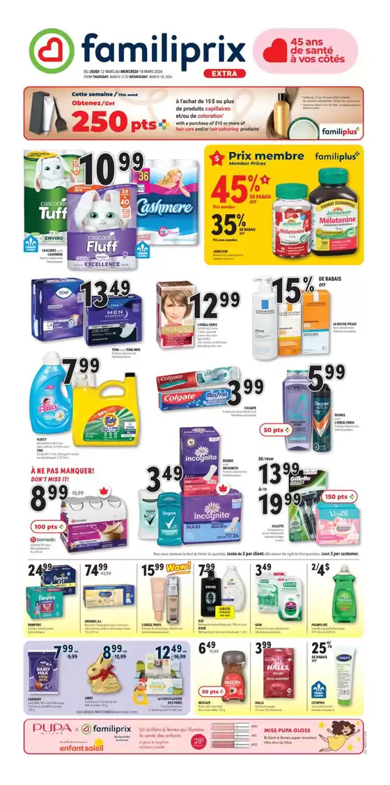 Familiprix catalogue in Petty Harbour-Maddox Cove | Attractive special offers for everyone | 2026-03-12T00:00:00.000Z - 2026-03-18T00:00:00.000Z