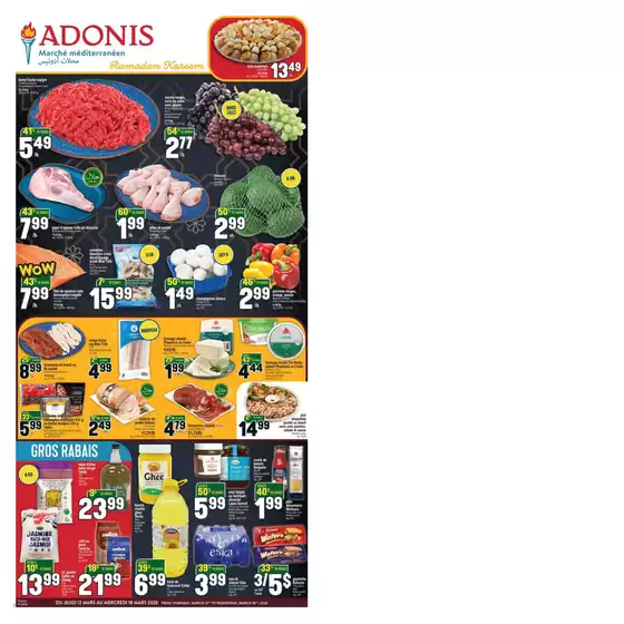 Marché Adonis catalogue in Courtenay | Save now with our deals | 2026-03-12T00:00:00.000Z - 2026-03-18T00:00:00.000Z
