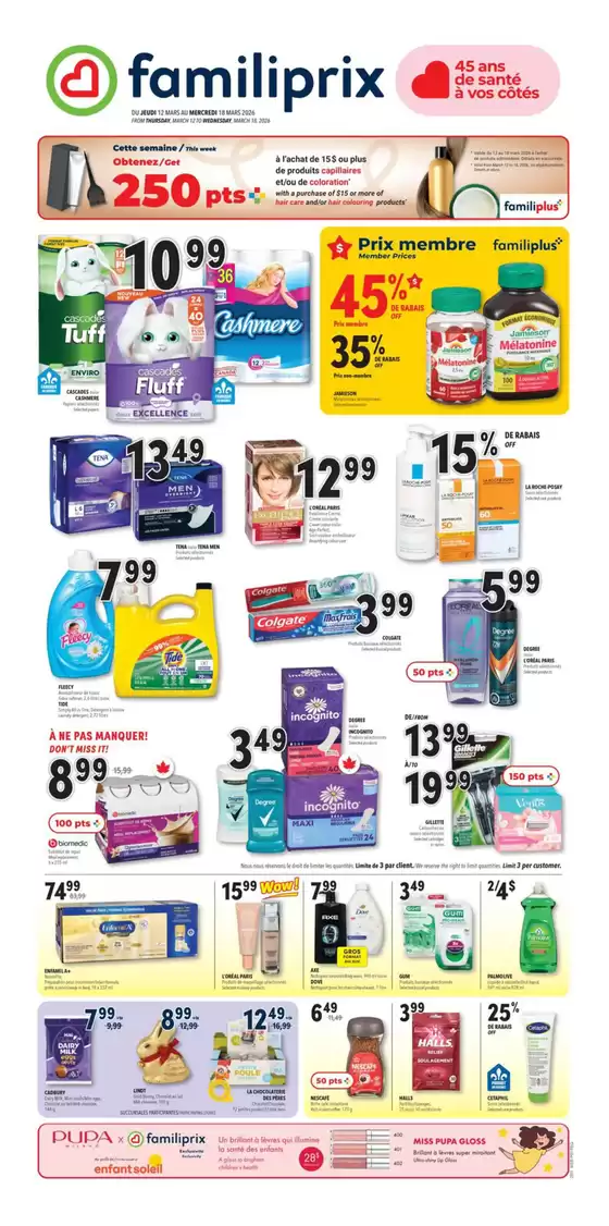 Familiprix catalogue in Barrie | Circulaire | 2026-03-12T00:00:00.000Z - 2026-03-18T00:00:00.000Z