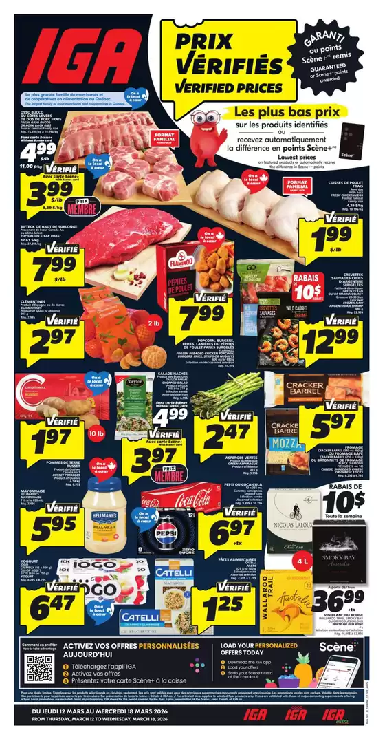 IGA Extra catalogue in Courtenay | Attractive special offers for everyone | 2026-03-12T00:00:00.000Z - 2026-03-18T00:00:00.000Z