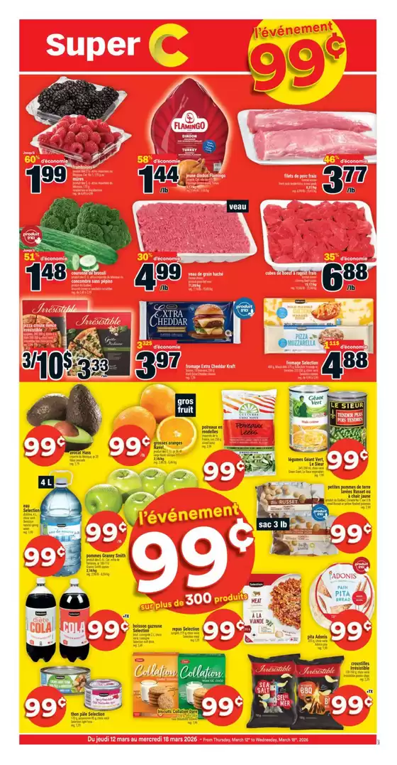 Super C catalogue in Courtenay | Discounts and promotions | 2026-03-12T00:00:00.000Z - 2026-03-18T00:00:00.000Z