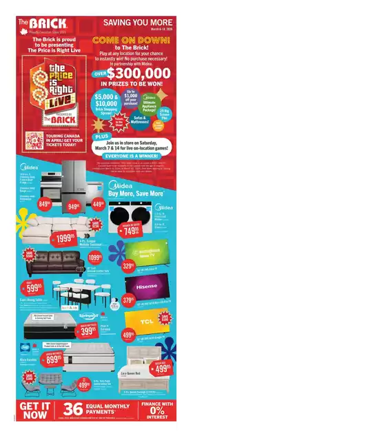 The Brick catalogue | Discounts and promotions | 2026-03-06T00:00:00.000Z - 2026-03-18T00:00:00.000Z