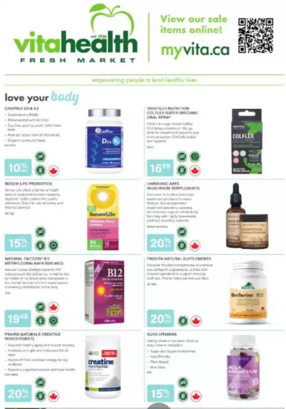 Vita Health catalogue in Windsor (Ontario) | Weekly flyer  | 2026-03-11T00:00:00.000Z - 2026-03-25T00:00:00.000Z