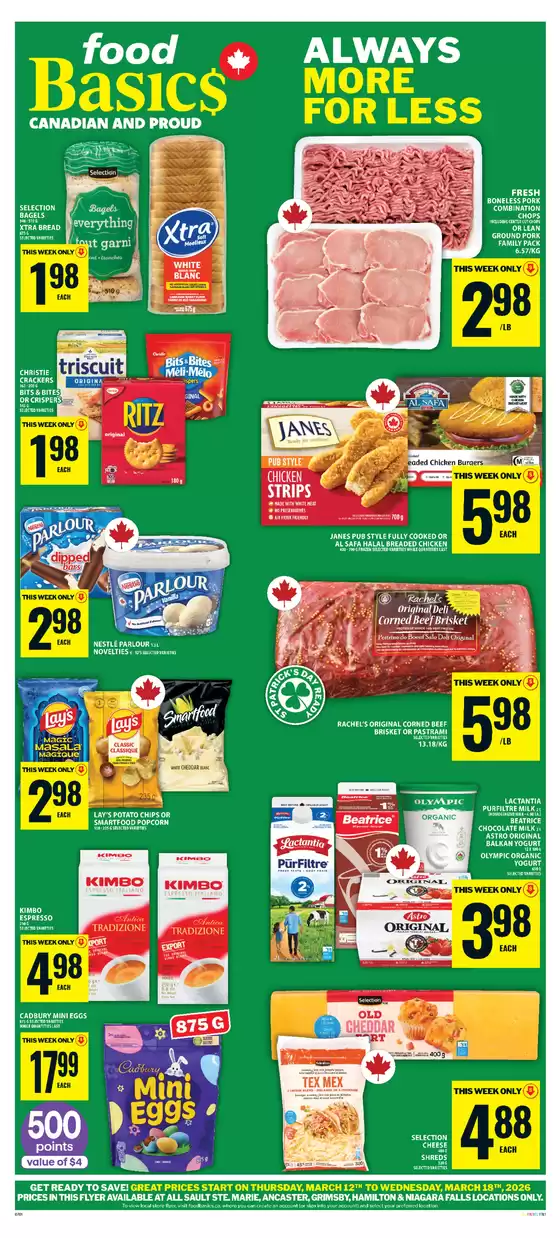 Food Basics catalogue in Guelph | Special offers for you | 2026-03-12T00:00:00.000Z - 2026-03-18T00:00:00.000Z