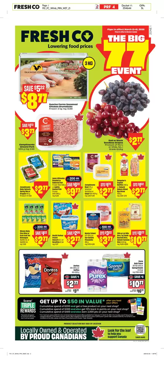 FreshCo catalogue in Springside | Weekly West | 2026-03-12T00:00:00.000Z - 2026-03-18T00:00:00.000Z