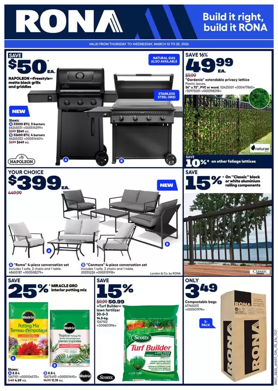 RONA catalogue in Brampton | New offers to discover | 2026-03-12T00:00:00.000Z - 2026-03-25T00:00:00.000Z