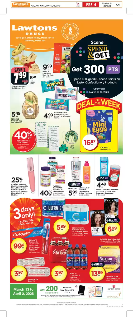 Lawtons Drugs catalogue in Windsor (Ontario) | Our best bargains | 2026-03-13T00:00:00.000Z - 2026-03-19T00:00:00.000Z