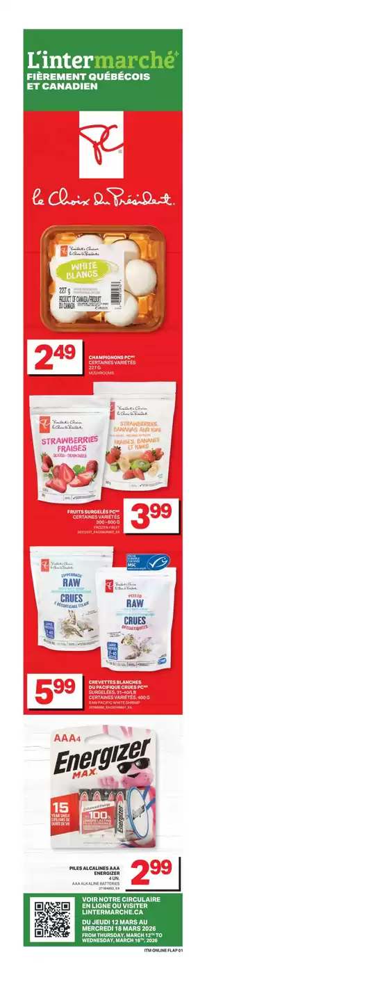 L'Intermarché catalogue in Kelowna | Weekly Flyer | 2026-03-12T00:00:00.000Z - 2026-03-18T00:00:00.000Z