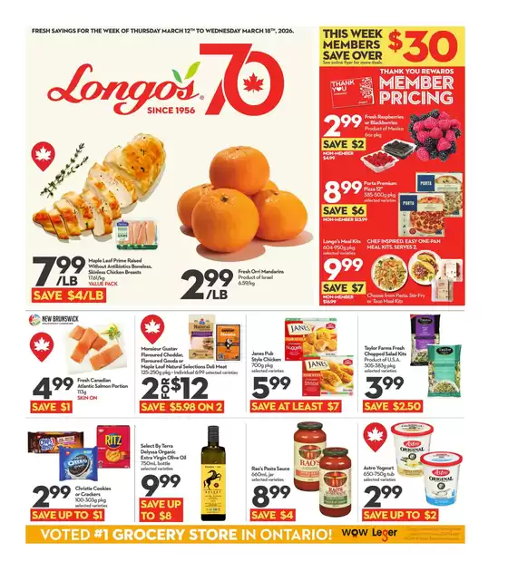 Longo's catalogue in Springside | Weekly Flyer | 2026-03-12T00:00:00.000Z - 2026-03-18T00:00:00.000Z