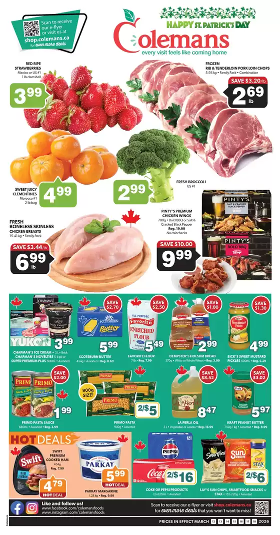 Coleman's catalogue in Moosomin | Our best bargains | 2026-03-12T00:00:00.000Z - 2026-03-18T00:00:00.000Z