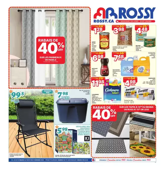Rossy catalogue in Charlottetown (Prince Edward Island) | Exclusive deals for our customers | 2026-03-12T00:00:00.000Z - 2026-03-18T00:00:00.000Z