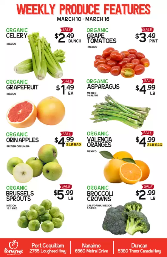 Pomme Natural Market catalogue in Markham | Weekly flyer  | 2026-03-11T00:00:00.000Z - 2026-03-25T00:00:00.000Z